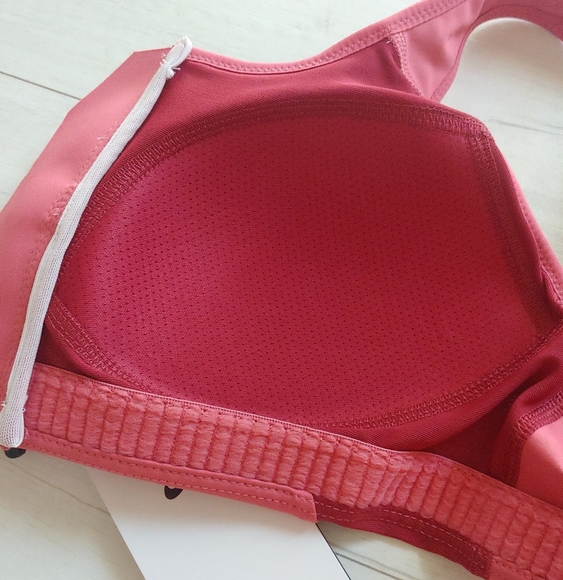 NIKE NEW Dri-FIT Shape Front Zip Sports Bra - Picture 7 of 11